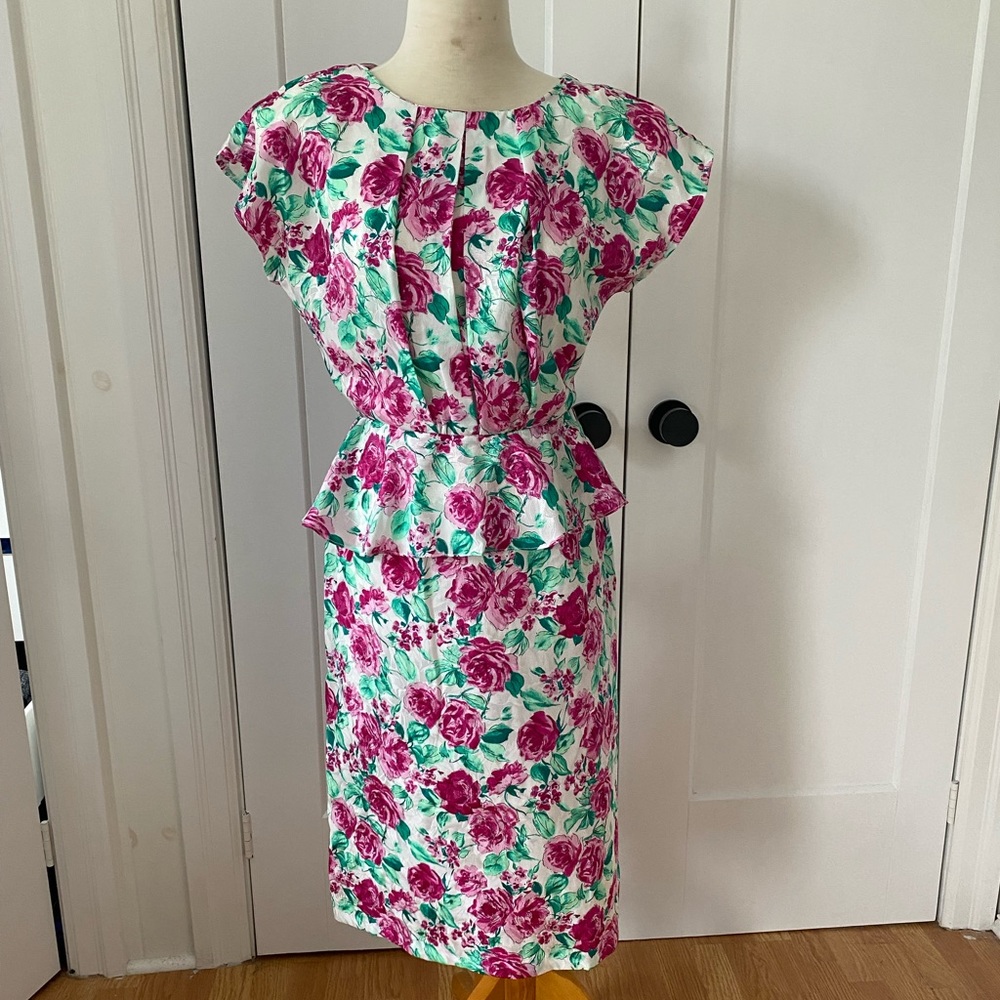 Vintage Floral Dress